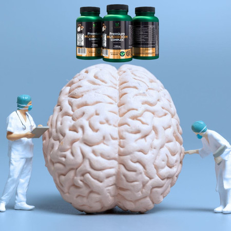 Lanco Nutritions PREMIUM MUSHROOM COMPLEX 1200mg na wsparcie odporności 60 kaps.