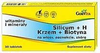Gorvita − Silicum + H, krzem + biotyna na włosy, paznokcie, skórę − 30 tabl.