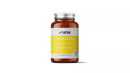 UNS Dziurawiec + Bioperine 60 kaps. vege