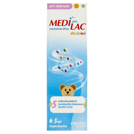 Nexon Mediprolac Dla Dzieci Krople Doustne  - probbiotyk 5ml