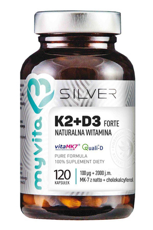 Myvita Silver Witamina K2 100+D3 2000 Forte 120 K
