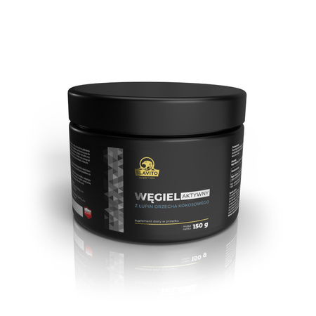 Slavito Węgiel aktywny z łupin orzecha kokosowego 150 g