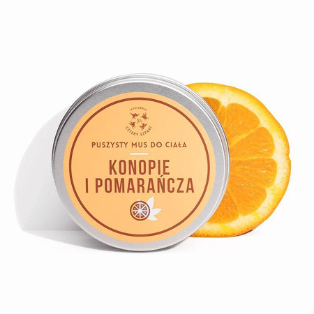 Mydlarnia cztery szpaki, Konopie i pomarańcza, puszysty mus do ciała, 150 ml