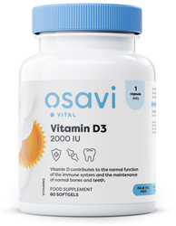 Osavi Vitamin D3, 2000IU - 60 kaps.