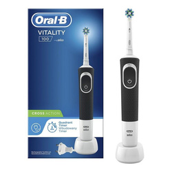 ORAL-B BRAUN SZCZOTECZKA ELEKTRYCZNA VITALITY D100 BLACK Cross Action 33437248