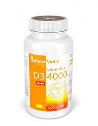 Bene Vobis Witamina D3 4000IU - 120 kaps.