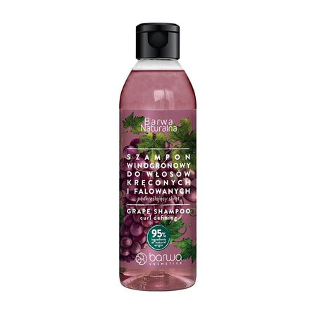 Barwa Szampon Winogronowy 300 ml włosy kręcone
