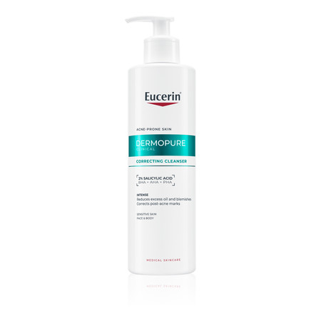 Eucerin Dermopure Clinical Żel redukujący niedoskonałości do twarzy i ciała 400ml