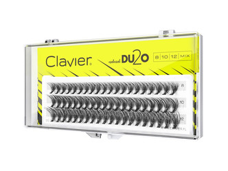 DU2O Double Volume MIX kępki rzęs 8mm-10mm-12mm Black