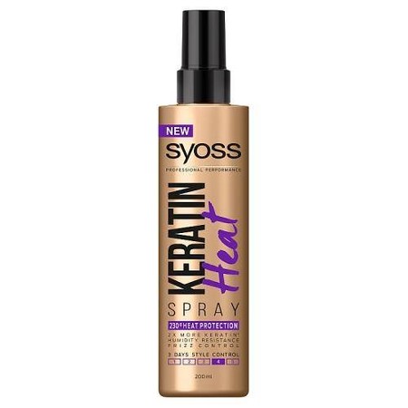 Schwarzkopf Syoss Keratin Heat Spray do włosów modelujący 200ml