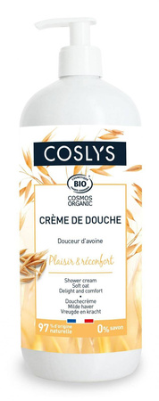 Coslys, Delikatny krem pod prysznic z owsem, 1l