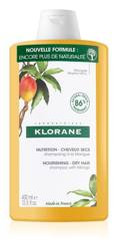 Klorane intensywny szampon z mango odżywczy do włosów suchych 400 ml