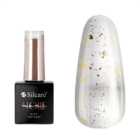 maniMORE DOT top coat do paznokci Gold 10g