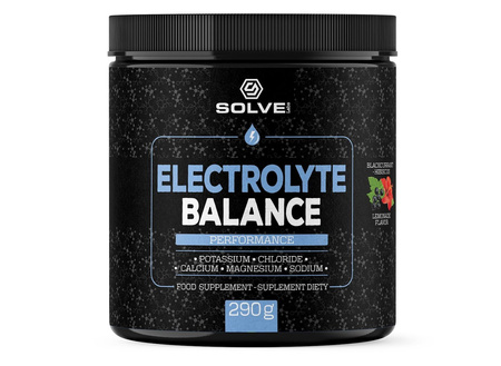 SolveLabs Electrolyte Balance Elektrolity 290g smak czarna porzeczka