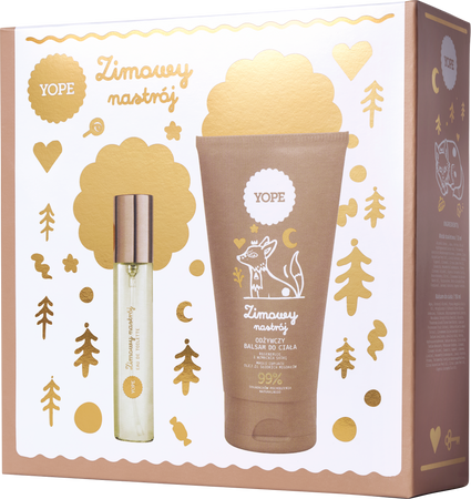 Yope Xmas Zestaw Zimowy Nastrój Balsam do ciała 150ml+Woda toaletowa do wnętrz 33ml