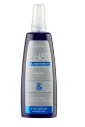 Ultra Color System płukanka w sprayu do siwych blond i rozjaśnianych włosów nadająca platynowy odcień Niebieska 150ml