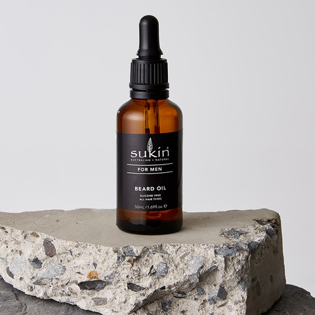 Sukin, FOR MEN, Olejek do brody dla mężczyzn, 50 ml