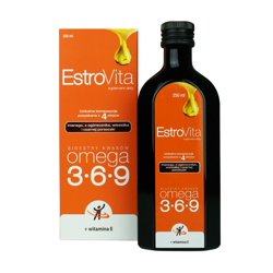EstroVita Classic Omega 3-6-9 z Witaminą E - 250 ml