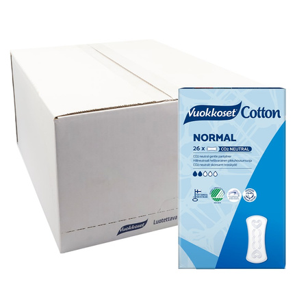 Vuokkoset, COTTON, NORMAL, Wkładki higieniczne, 26 szt.