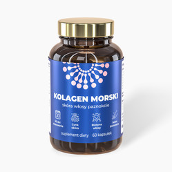 Noble Health Kolagen morski skóra włosy paznokcie 60 kaps.