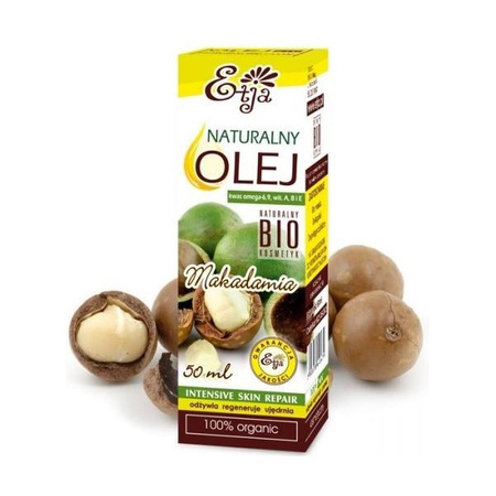 Etja − Naturalny olej macadamia BIO − 50 ml