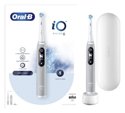 ORAL-B BRAUN SZCZOTECZKA ELEKTRYCZNA iO SERIES 6N GREY OPAL iOM6.1A6.1K (5 programów, 1 końcówka, 1 etui) 42580904