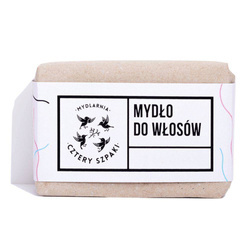 Mydlarnia Cztery Szpaki - Mydło do włosów. Olej rycynowy - 110 g