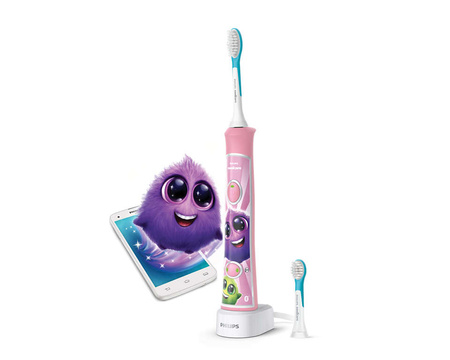 SONICARE SZCZOTKA FOR KIDS PINK STICKERS HX6352/42 Bluetooth