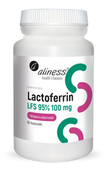 Aliness Lactoferrin LFS 90% 100 mg x 60 kaps
