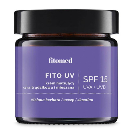 Fitomed − Fito UV SPF 15, krem matujący do cery trądzikowej i mieszanej − 55 g