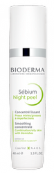 Bioderma Sebium Night Peel delikatny peeling na noc na trądzik 40 ml