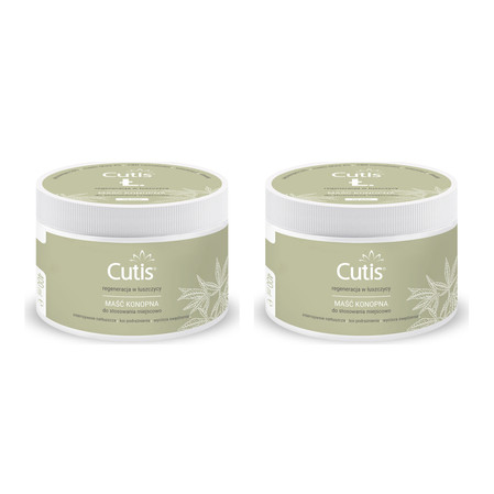 Zestaw: 2x Cutis Ł - Łuszczyca maść konopna 20% + CBD 400 ml