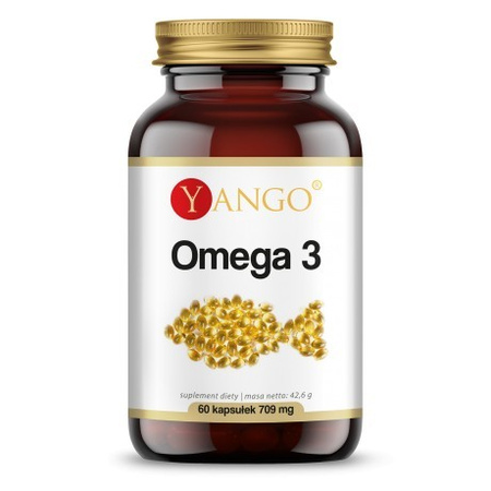 Yango Omega 3 kwasy tłuszczowe DHA i EPA 60 kaps.