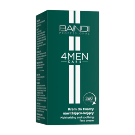 Bandi 4MEN Care Krem do twarzy nawilżająco-kojący 50ml