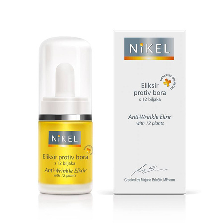 NIKEL, Przeciwzmarszczkowy Eliksir z 12 roślin INTENSIVE CARE, 15ml