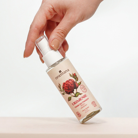 Orientana, Tonik do twarzy Ukojenie, róża japońska i pandan, 100 ml