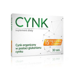 Alg Pharma Cynk 15 mg 30 tabl.