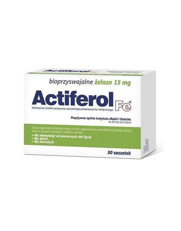 Actiferol Fe 15 mg 30 saszetek