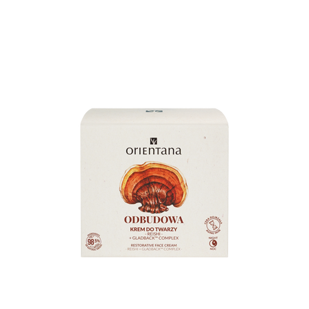 Orientana, REISHI, Wegański krem do twarzy na noc, 50 ml