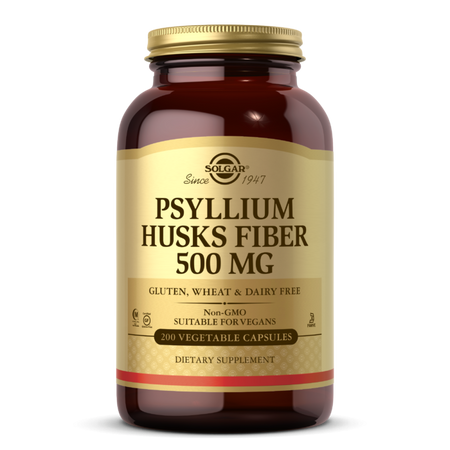 Solgar Psyllium Husks Fibre 500 mg błonnik - 200 kaps.