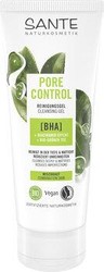 ŻEL OCZYSZCZAJĄCY DO MYCIA TWARZY KONTROLA PORÓW Z KWASEM BHA I ZIELONĄ HERBATĄ ECO 100 ml - SANTE