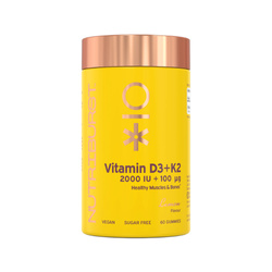 Nutriburst Vitamin D3+K2 Witamina D3 + K2 w żelkach 60 szt.