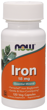 Now - Iron chelat. Żelazo - 120 kaps