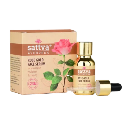 Sattva - Rose Gold Serum różane ze złotem do twarzy 15ml