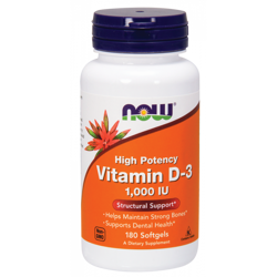 Witamina D3 1000 IU (180 kaps.)