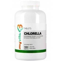 Myvita Chlorella 250 Mg 1000 T Oczyszczanie