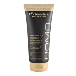 L'Erboristica - Szampon i żel pod prysznic energetyzująco-orzeźwiający 2w1 200ml