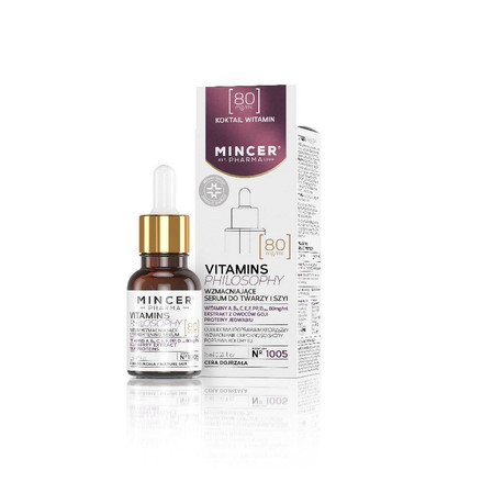 Vitamins Philosophy wzmacniające serum do twarzy i szyi No.1005 15ml