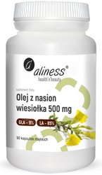 Aliness Olej z nasion wiesiołka 9%/85% 500 mg x 90 kaps
