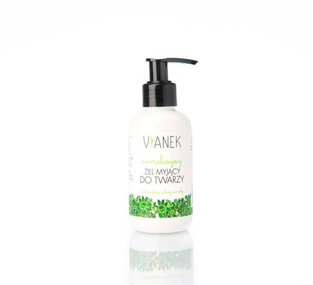 Vianek, Normalizujący żel myjący do twarzy, 150 ml